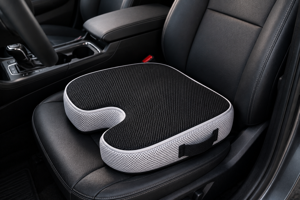 Ergonomic Memory Foam Seat Cushion for Pressure Relief