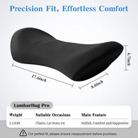 Lumbar Support Pillow for Office Chair - Lumbar Pillow for Car - Ergonomic Lumbar Support Pillow for Car Back Support Cushion